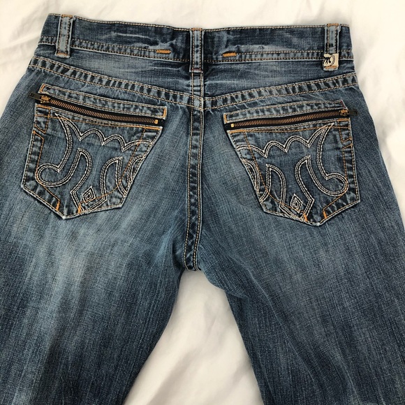 MEK Ulan-Bator Straight Jeans w/ Back Zip - Picture 6 of 11